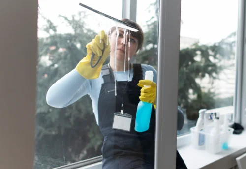 Nettoyage de vitres intérieures et extérieures à Doizieux